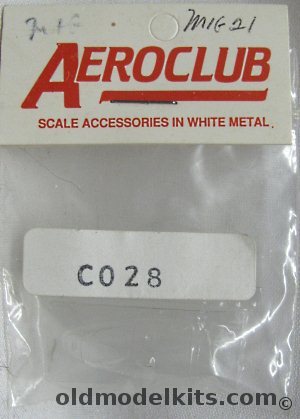 Aeroclub 1/72 Mig-21 Canopy, C028 plastic model kit